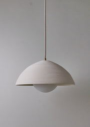 Una Hanging Pendant  in Combed Chalk - Victoria Morris